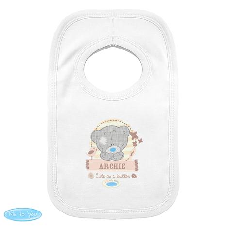 Personalised Tiny Tatty Teddy Baby Bib 0-3 Months £7.99